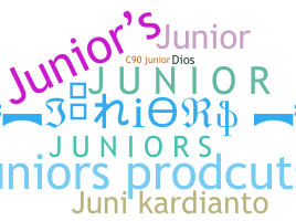 Smeknamn - Juniors