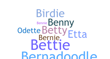 Smeknamn - Bernadette