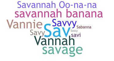 Smeknamn - Savannah