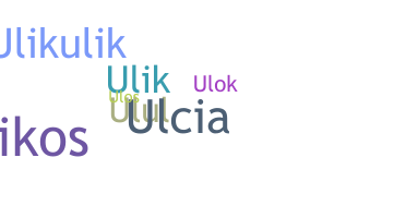 Smeknamn - Ula