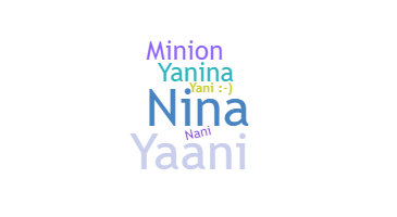 Smeknamn - Yanina