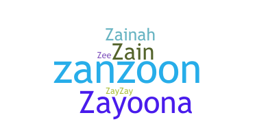 Smeknamn - Zainah