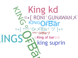 Smeknamn - kingOfBar