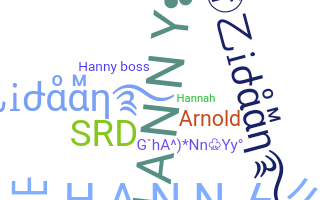 Smeknamn - Hanny