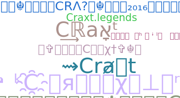 Smeknamn - Craxt
