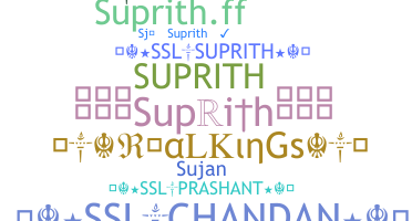 Smeknamn - Suprith