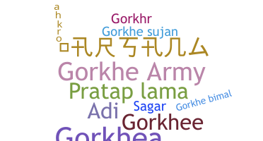 Smeknamn - Gorkhe