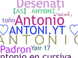 Smeknamn - Antoni