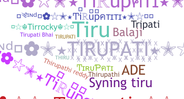 Smeknamn - Tirupati