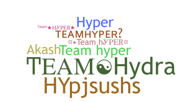 Smeknamn - teamhyper