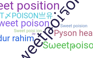 Smeknamn - sweetpoison