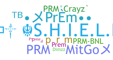 Smeknamn - PRM