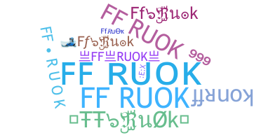 Smeknamn - ffRuok