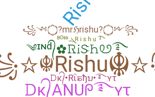 Smeknamn - Rishu