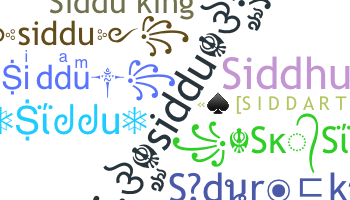 Smeknamn - Siddu
