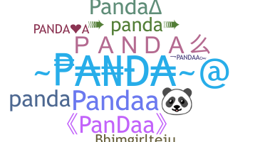 Smeknamn - Pandaa