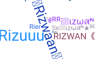 Smeknamn - Rizwan