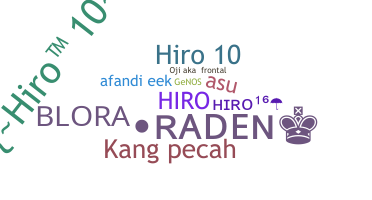 Smeknamn - Hiro10