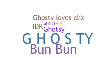 Smeknamn - ghosty