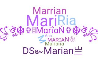 Smeknamn - Marian