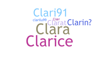 Smeknamn - Clari