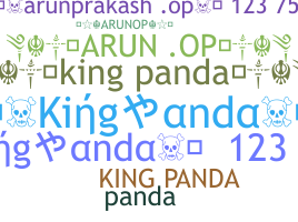 Smeknamn - KingPanda