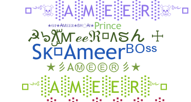 Smeknamn - Ameer
