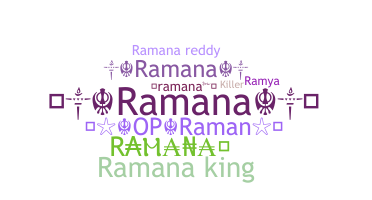 Smeknamn - Ramana