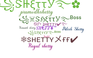 Smeknamn - Shetty