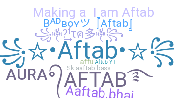 Smeknamn - Aftab
