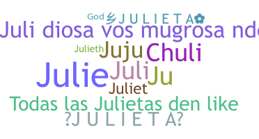 Smeknamn - Julieta