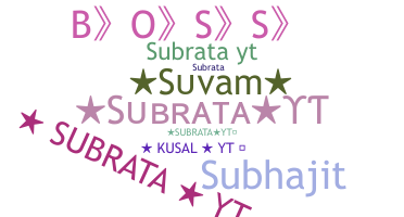 Smeknamn - Subratayt