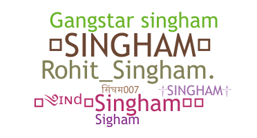 Smeknamn - Singham