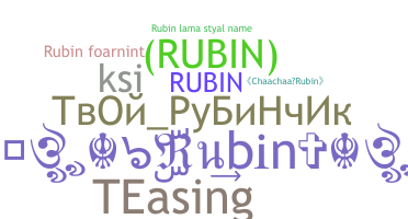 Smeknamn - Rubin