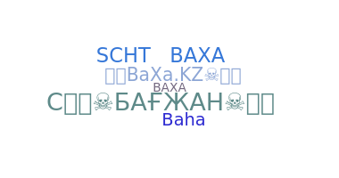 Smeknamn - BaXa