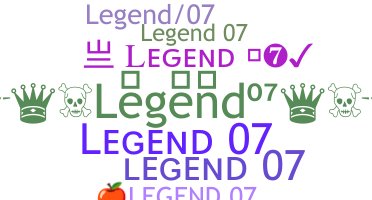 Smeknamn - Legend07