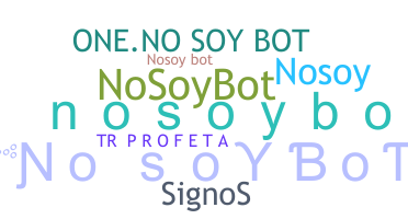 Smeknamn - Nosoybot