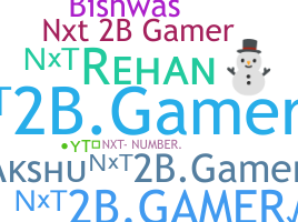 Smeknamn - Nxt2bgamer