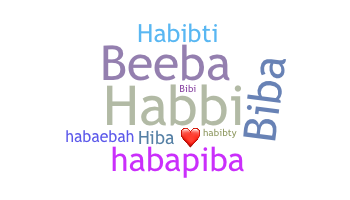 Smeknamn - Habiba