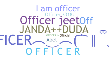 Smeknamn - Officer