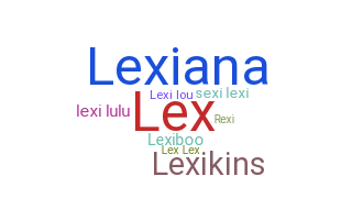 Smeknamn - lexi