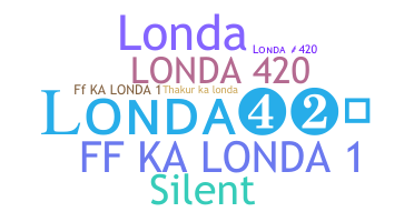 Smeknamn - LONDA420
