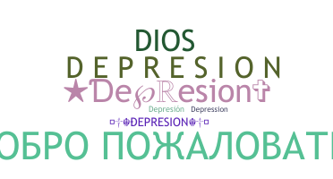 Smeknamn - Depresion