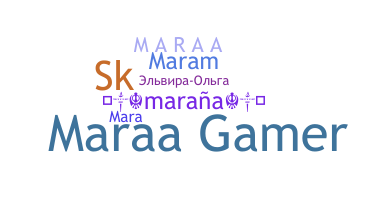 Smeknamn - Maraa
