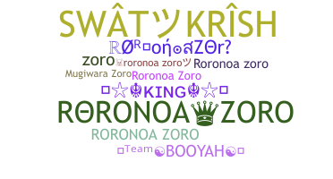 Smeknamn - roronoazoro