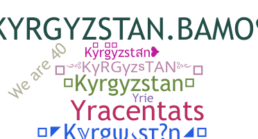 Smeknamn - kyrgyzstan