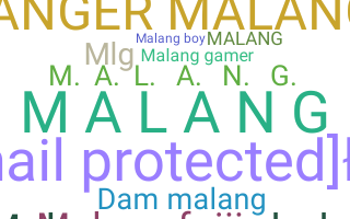 Smeknamn - Malang