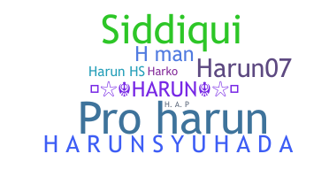 Smeknamn - Harun