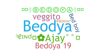 Smeknamn - Bedoya