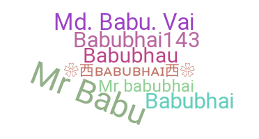Smeknamn - babubhai